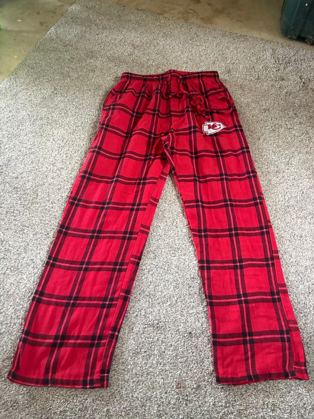 NFL KC Chiefs football mens medium pajama pants